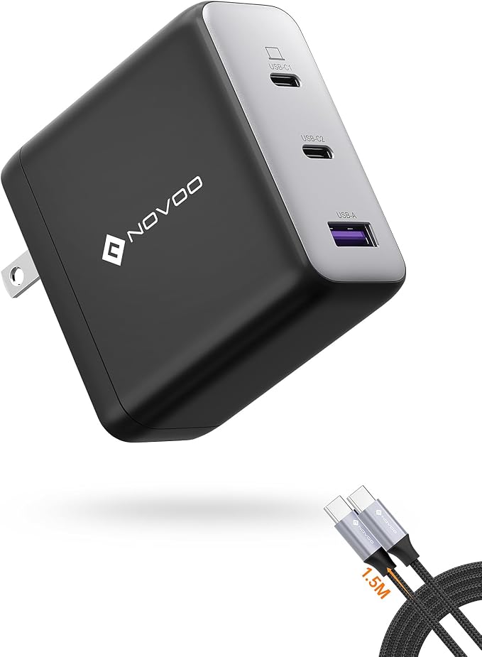 100W USB C Charger, 120W MacBook Pro Charger, 3-Port GaN Fast Charger - Image 8
