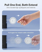 Baseus USB C to USB C Cable, 100W Retractable USB C 5A Fast Charging Cable - Image 3