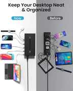 250W USB~c Charging Station, 30 Port USB Charger Block, Fast Charging Station - Image 5