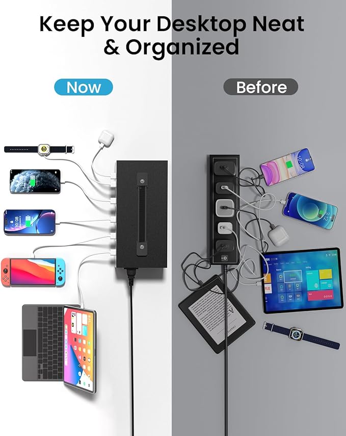 250W USB~c Charging Station, 30 Port USB Charger Block, Fast Charging Station - Image 5