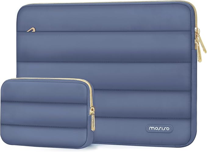 MOSISO 13.3 inch Laptop Case, 13-13.3 inch Puffy Laptop Sleeve Compatible by MOSISO