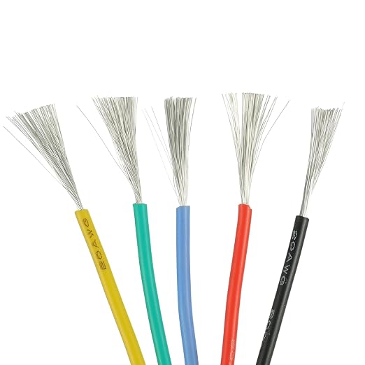 BOJACK 20 AWG Flexible Silicone Wire Electric Wire Hook up Wire Kit 300V Cables - Image 5