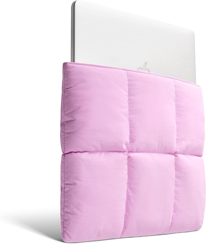 Comfyable Puffy Laptop Sleeve 13 Inch 14 Inch, Quilted Puffer Laptop Carrying - Image 2