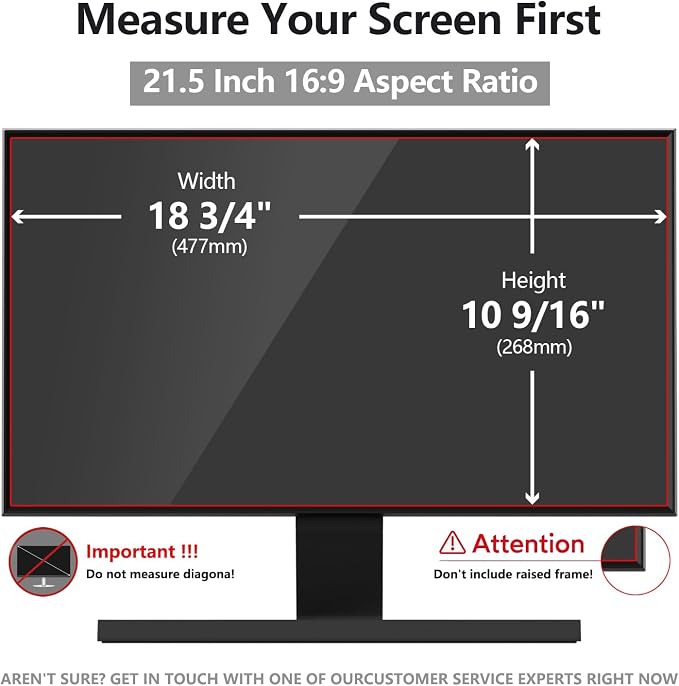 21.5 Inch Computer Privacy Screen Shield - Image 2