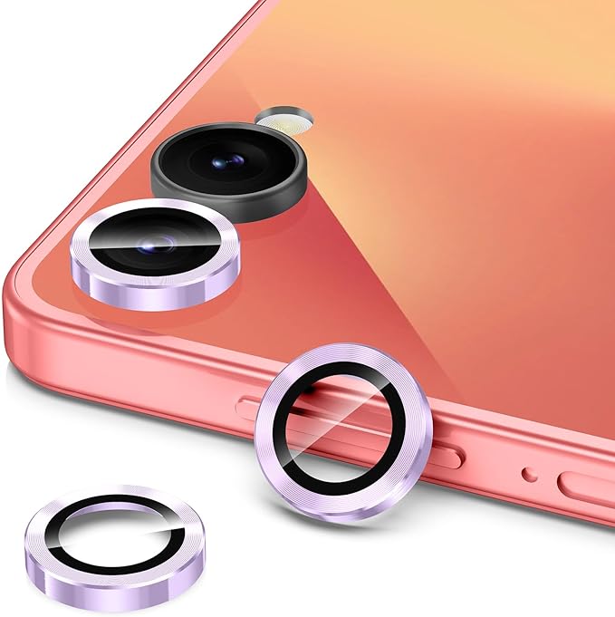 for Samsung Galaxy Z Flip 7 Camera Lens Protector, Individual Metal Ring - Image 2