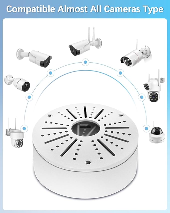 WEILAILIFE 【Compatible Almost All Cameras Type】 Security Camera Junction Box - Image 2