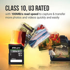 PNY 64GB Elite-X Class 10 U3 V30 SDXC Flash Memory Card - Image 3