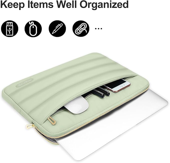 MOSISO 15-15.6 inch Laptop Case, 16 inch Puffy Laptop Sleeve Compatible - Image 2