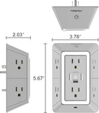 POWRUI Power Strip Surge Protector - Image 6