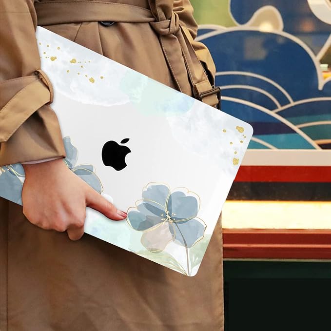 Mektron for MacBook Air 13 Case A1466/A1369, Snap-on Plastic Hard Shell Cover - Image 8