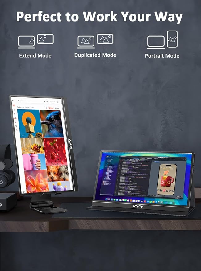KYY 4K Portable Monitor 15.6" Portable Monitor - Image 7