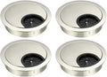 uxcell Cable Hole Cover, 2.1Inch/53mm Zinc Alloy Desk Wire Cord Cable Grommets by uxcell