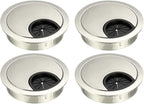 uxcell Cable Hole Cover, 2.1Inch/53mm Zinc Alloy Desk Wire Cord Cable Grommets by uxcell