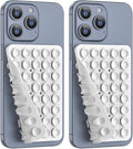 2PACK Silicone Double Sided Suction Phone Case Mount, Detachable Hands Free & by CMZZ