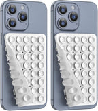 2PACK Silicone Double Sided Suction Phone Case Mount, Detachable Hands Free & by CMZZ