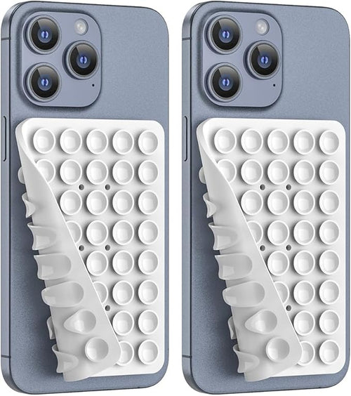 2PACK Silicone Double Sided Suction Phone Case Mount, Detachable Hands Free & by CMZZ