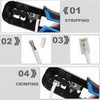 Delgada RJ45 Ethernet Network Crimping Tool Kit - Image 4