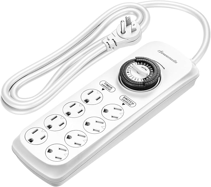 DEWENWILS Mechanical Timer Power Strip by DEWENWILS