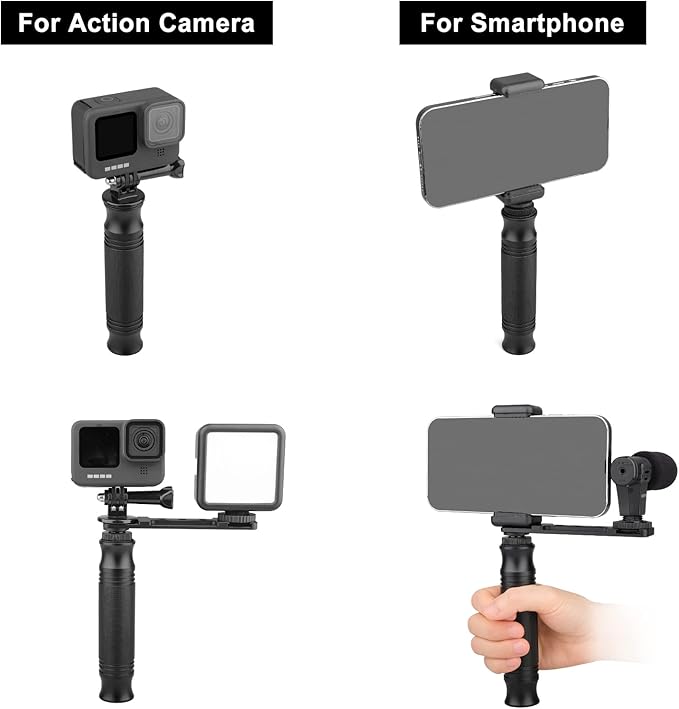ChromLives Camera Handle Grip Support Mount Universal Handlegrip Camera - Image 5