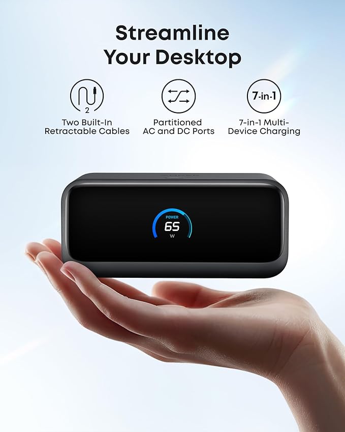 Anker Nano Charging Station, 7-in-1 USB-C Power Strip - Image 3