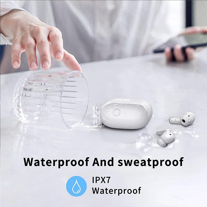 Wireless Earbuds, New Wireless Earphones HiFi Stereo Deep Bass 40H Playtime - Image 7