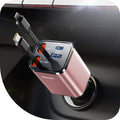 Retractable Car Charger 4 in 1 iPhone 16 Car Charger Fast Charging, Car by JOYROOM