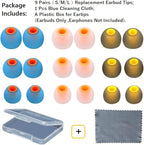 Earbuds Replacement Tips Silicone Earbud Tips Ear Bud Replacement Pieces Ear - Image 2