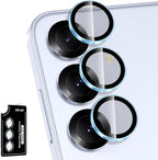 for Samsung Galaxy S25 Camera Lens Protector, Individual Metal Ring Tempered by Btscase