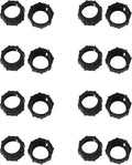 Maxmoral 16PCS Black Plastic Tightening Nut Ball Joint Fixing Adapter Head by Maxmoral