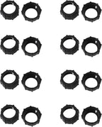 Maxmoral 16PCS Black Plastic Tightening Nut Ball Joint Fixing Adapter Head by Maxmoral