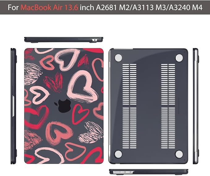 Teryeefi for MacBook Air M4 M3 M2 13 inch Case 2025 2024-2022 Release Fits - Image 5