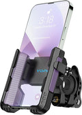 New Upgraded Bike Phone Mount Holder Two Connectors Quickly Lock and Release by visnfa