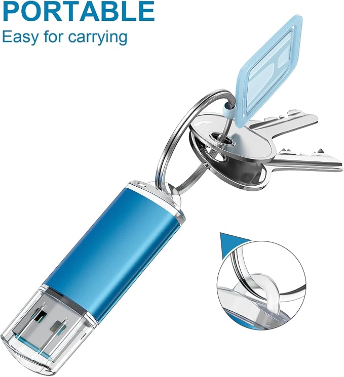 TOPESEL 2 Pack 64GB USB 3.0 Flash Drive High Speed Thumb Drive Memory Stick - Image 5