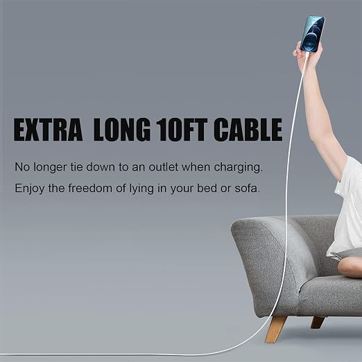 10FT iPhone 16 15 Charger - Image 7