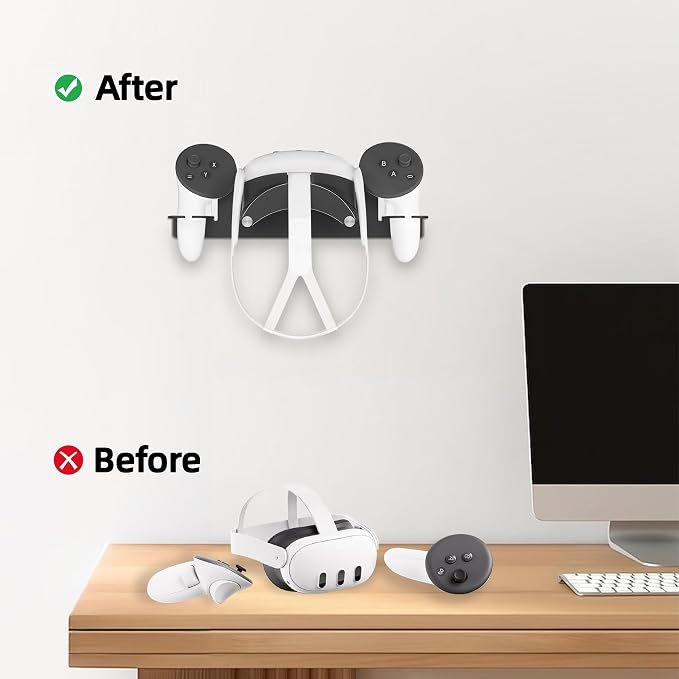 VR Headset Wall Mount Storage Stand Hook Compatible - Image 6