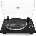 Turntable Vinyl Record Player Support Bluetooth Output Phono/Line Switch Pitch by SeeYing