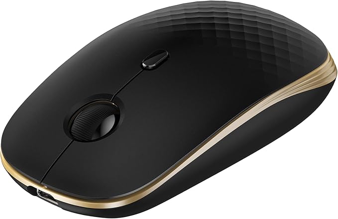 TECKNET Wireless Mouse, Rechargeable Slim Portable Silent Computer Mouse by Tecknet