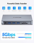 LENTION 11-in-1 USB C Docking Station - Image 5