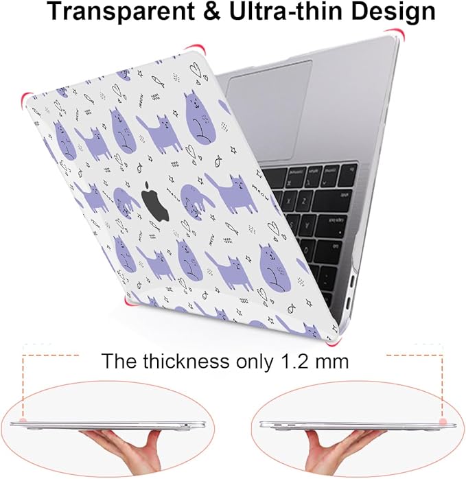 Compatible with 2021 2020 2019 2018 MacBook Air 13 inch Case M1 A2337 A2179 - Image 6