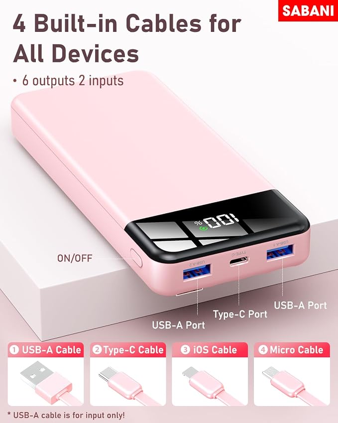 SABANI Portable Charger 35000mAh Power Bank - Image 2