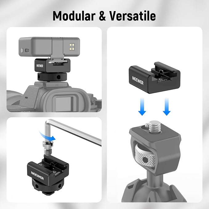 NEEWER Cold Shoe Mount Adapter Compatible - Image 4