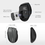 E-YOOSO Wireless Mouse for Laptop, Portable Optical Computer Mouse, 6 Buttons - Image 6