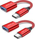 JSAUX USB C to USB 3.0 Adapter, Type C Male to USB Female OTG Cable Compatible by JSAUX