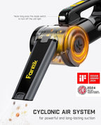Fanttik Fold V10 APEX Pivot Cordless Car Vacuum, 17000Pa Handheld Vacuum - Image 6