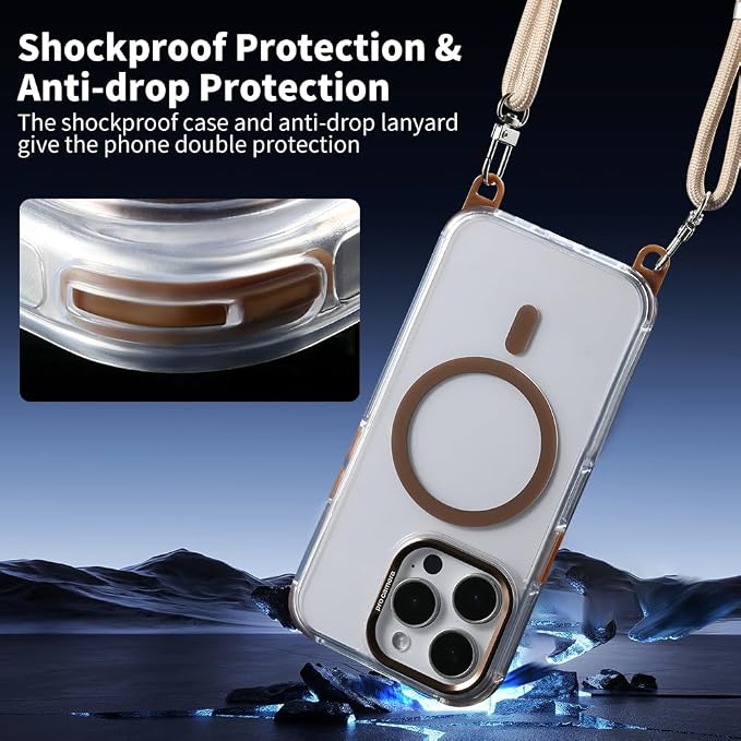 for iPhone 14 Pro Case with 62.99 inch Lanyard, Compatible with MagSafe - Image 5