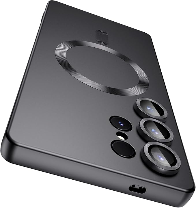 Magnetic for Samsung Galaxy S25 Ultra Case Slim Soft Silicone Bumper Shockproof by LEKEVO