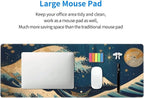 Gaming Mouse Pad, Large Non-Slip Rubber Base Mousepad, Keyboard Mouse Mat - Image 8