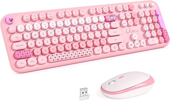 KNOWSQT Wireless Keyboard and Mouse Combo by KNOWSQTKeyboardMouse