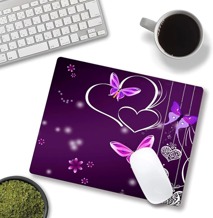 Mouse Pad, Premium-Textured Mouse Mat, Non-Slip Rubber Base Mousepad - Image 4