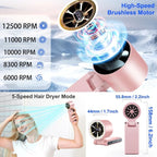 CAZOKASI Rechargeable Strong Wind Handheld Fan - Image 4